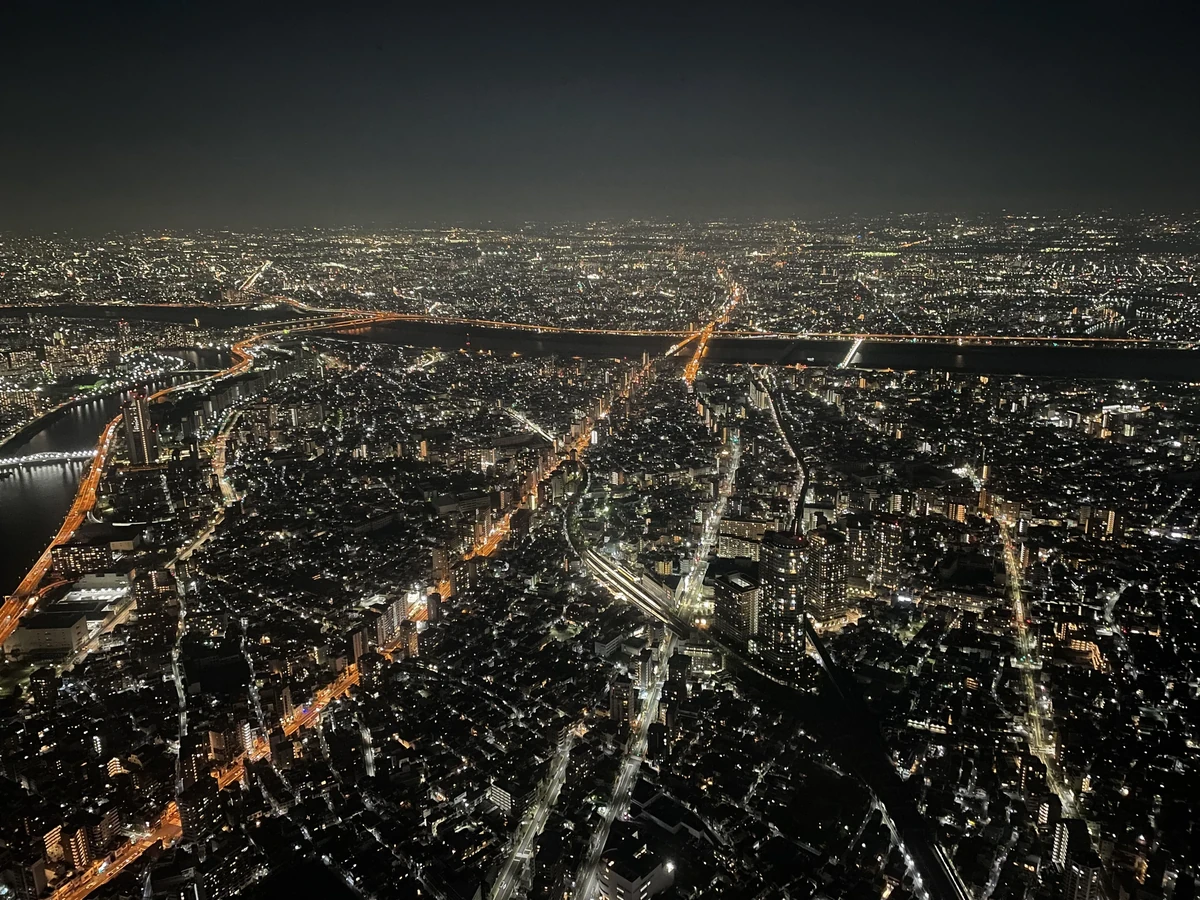 Tokyo from the Skytree, Sumida, Tokyo