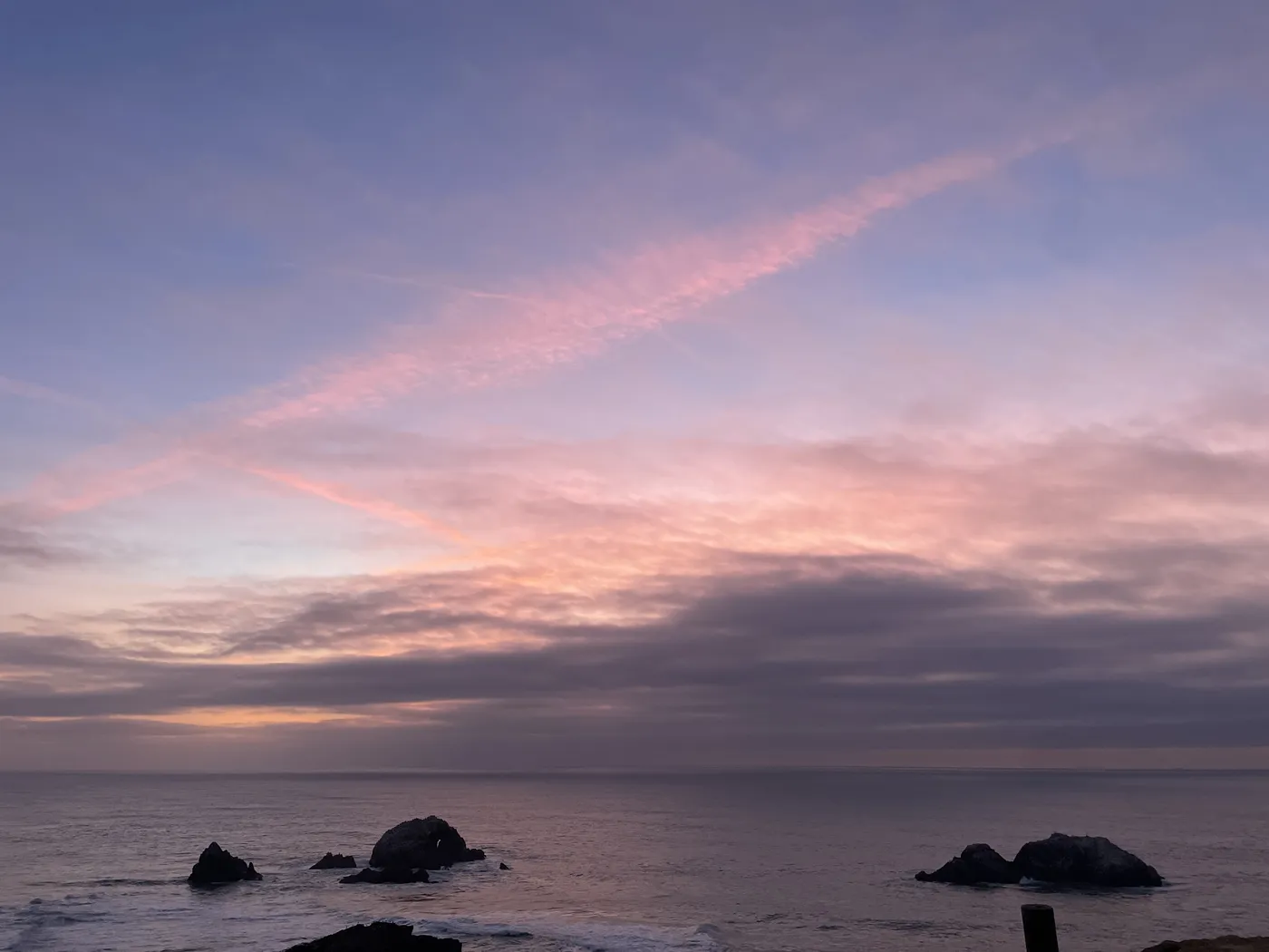 Sunset at Sutro Baths, Lands End, San Francisco